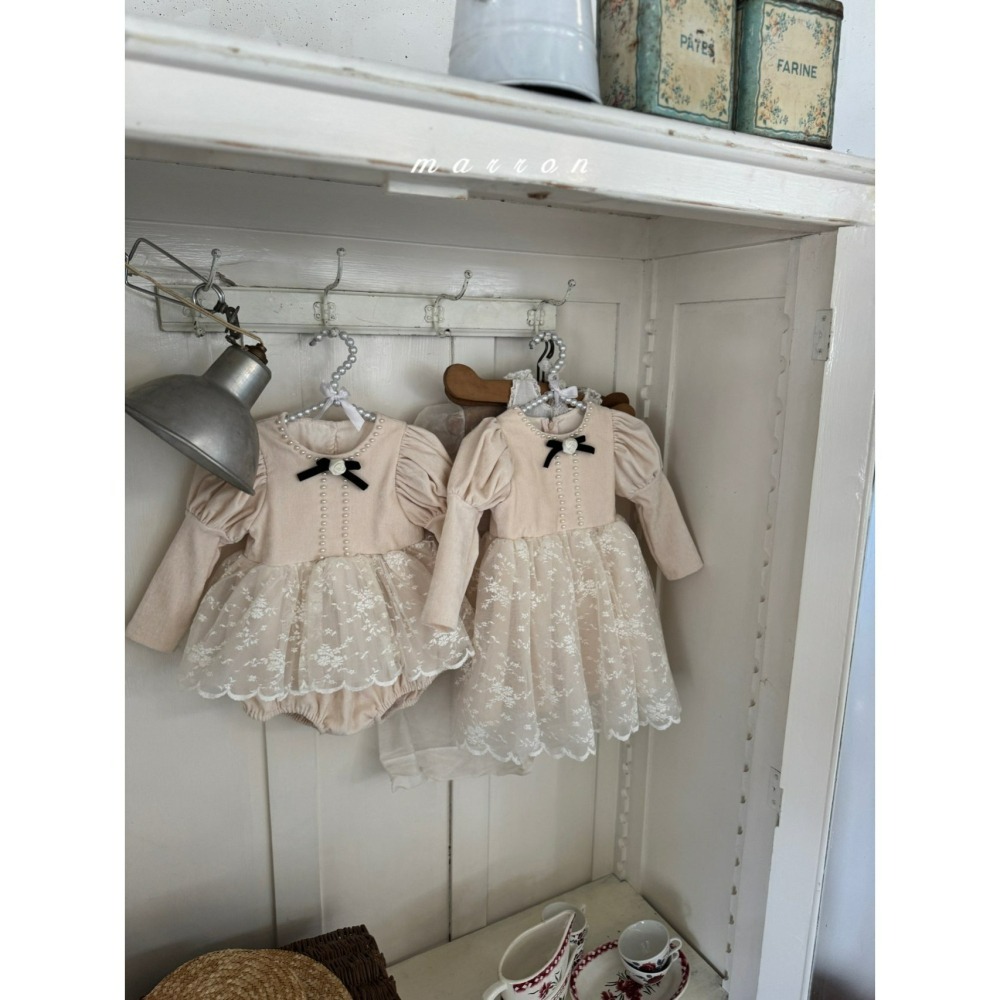 Marron 包屁衣 마론 베로나슈트 聖誕 크리스마스-細節圖2