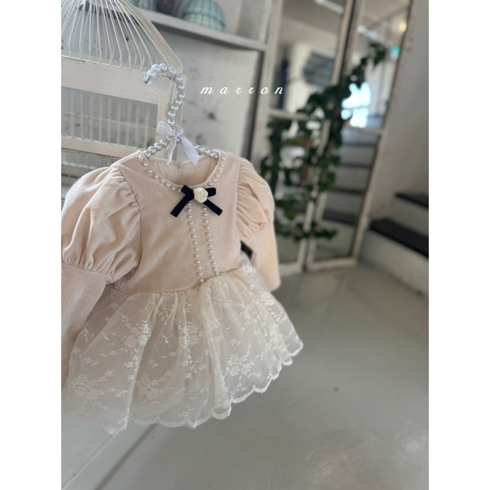 Marron 包屁衣 마론 베로나슈트 聖誕 크리스마스-細節圖6