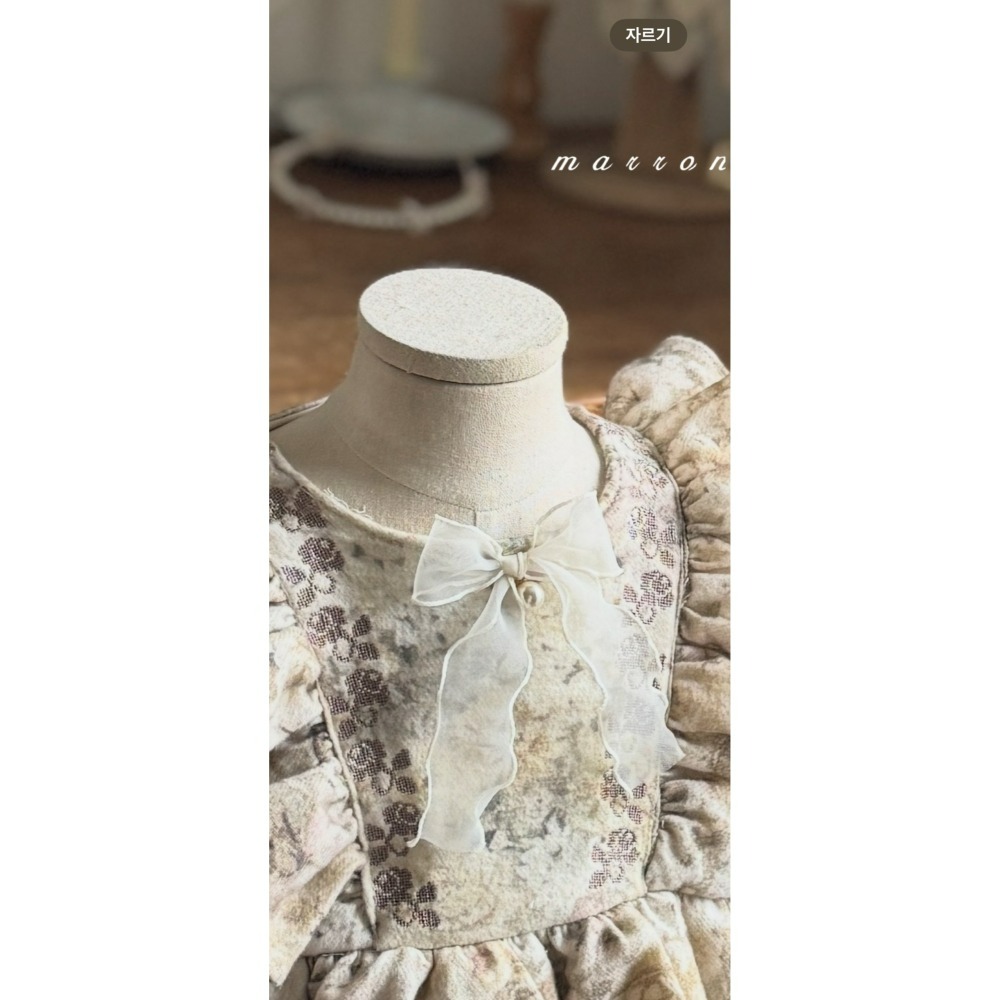 Marron 裝飾 마론 슈슈브로치-細節圖2