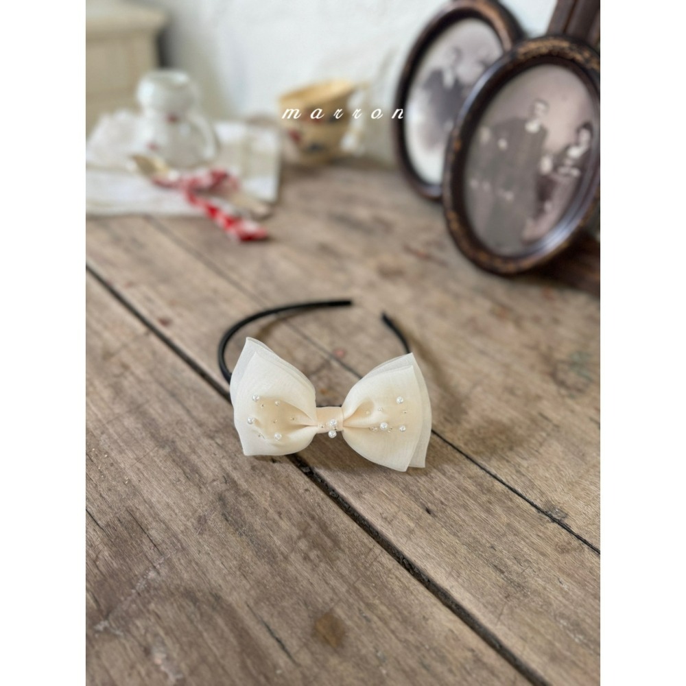 Marron 髮箍 마론 이자벨머리띠 聖誕 크리스마스-細節圖4