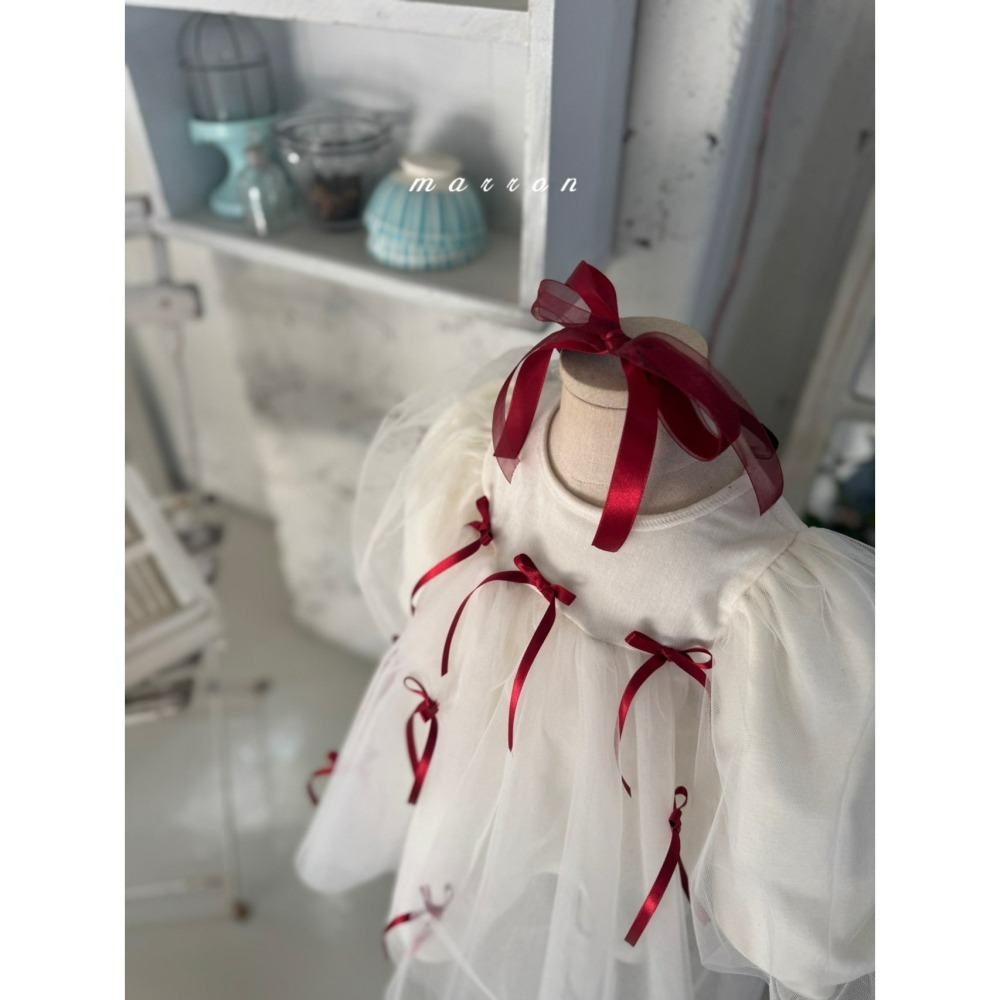 Marron 髮箍 마론 크리스마스리본머리띠 聖誕 크리스마스-細節圖7