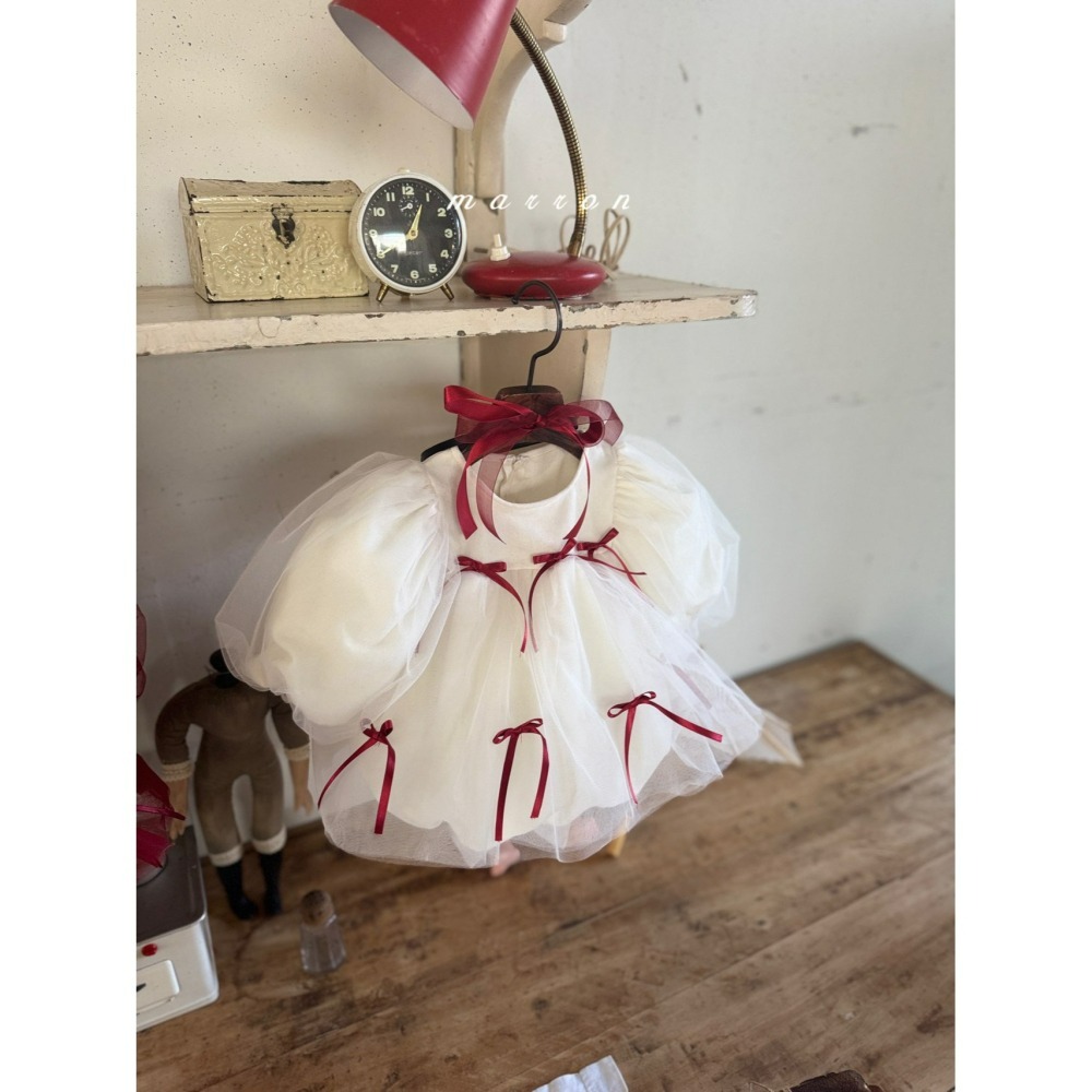 Marron 髮箍 마론 크리스마스리본머리띠 聖誕 크리스마스-細節圖9