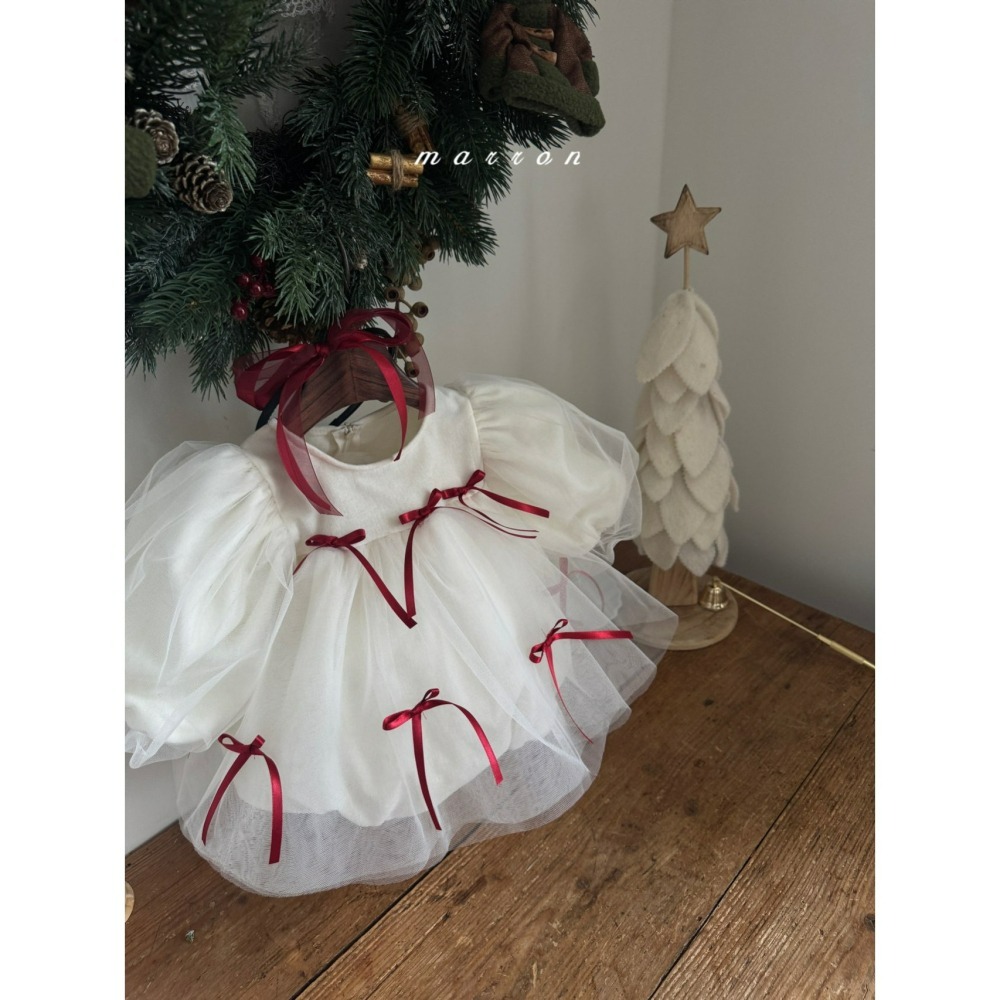 Marron 髮箍 마론 크리스마스리본머리띠 聖誕 크리스마스-細節圖10