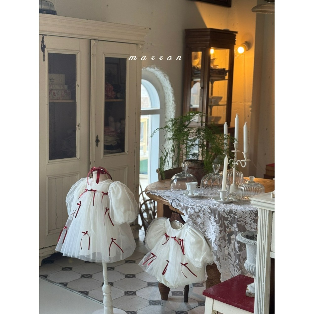 Marron 包屁衣 마론 크리스마스리본슈트 聖誕 크리스마스-細節圖10