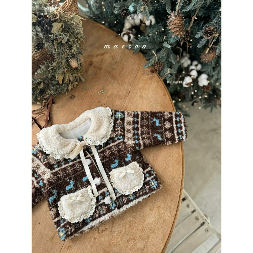 Marron 斗篷 마론 털케이프-細節圖7