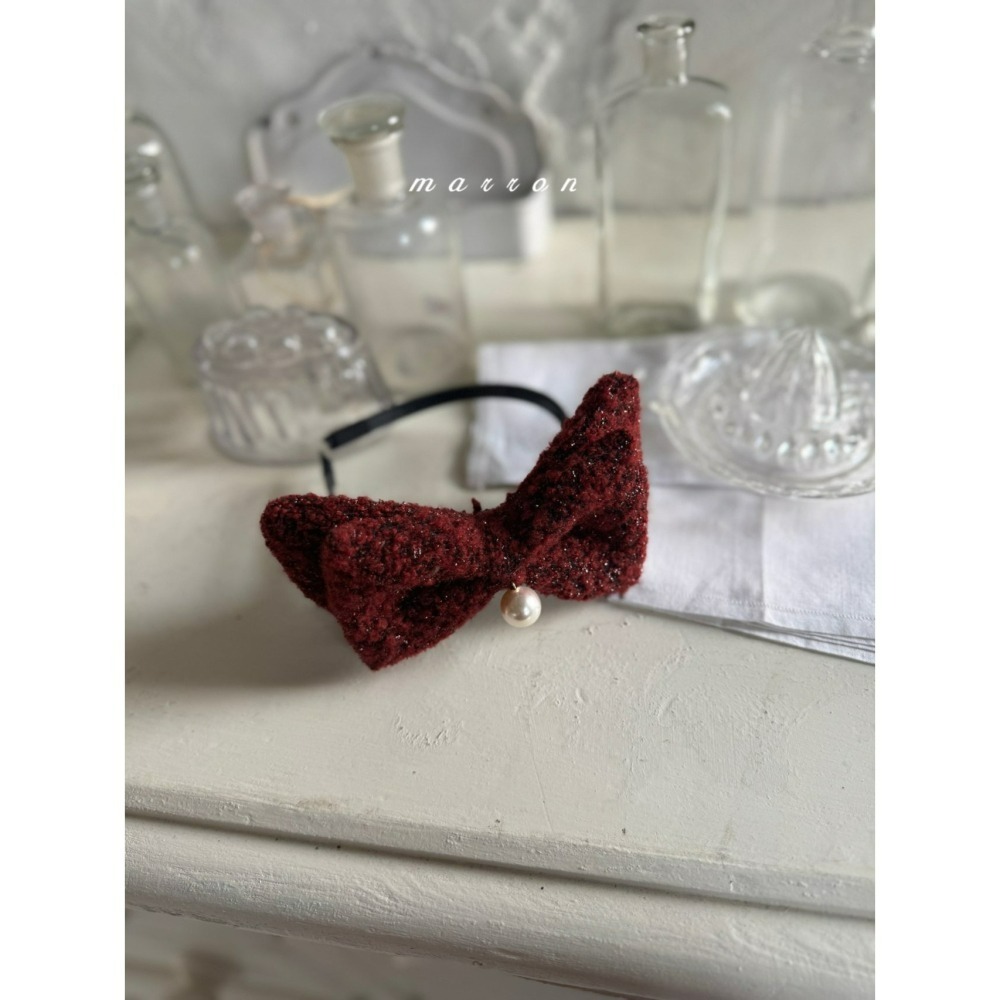 Marron 髮箍 마론 노엘머리띠 聖誕 크리스마스-細節圖2