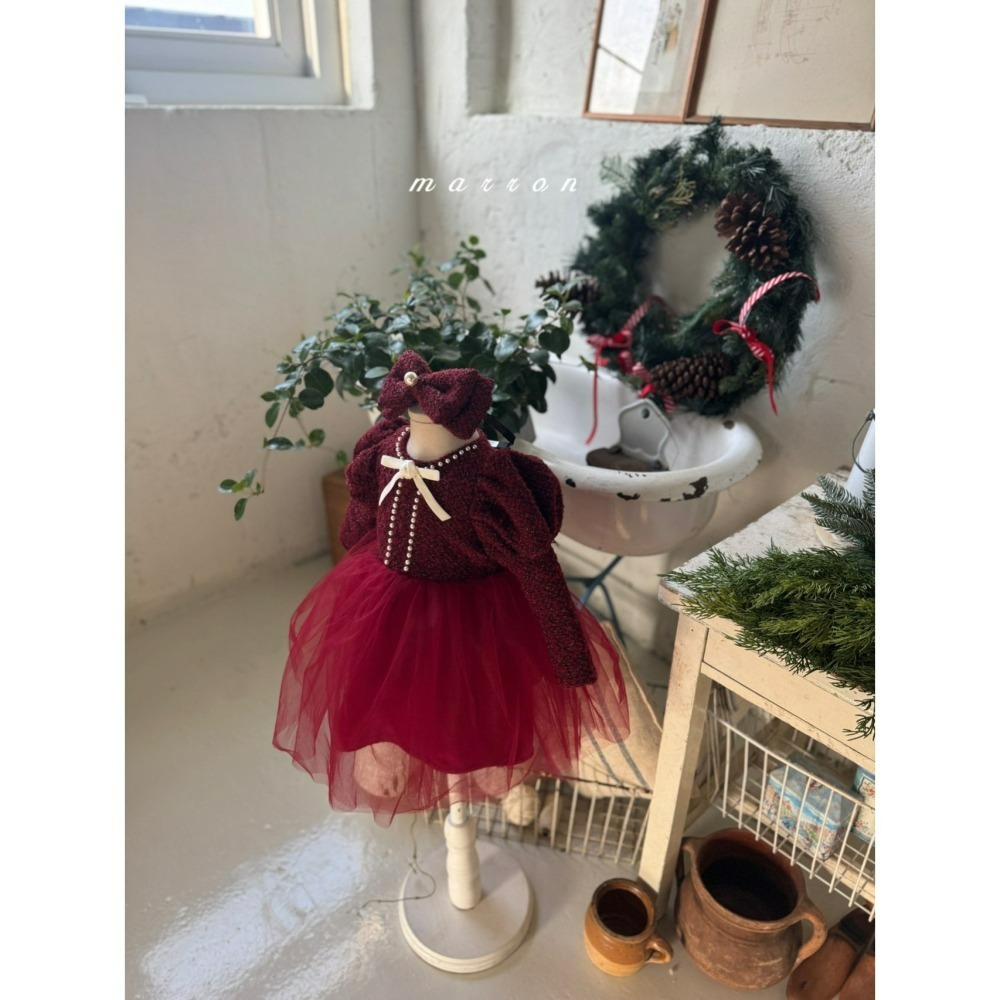 Marron 髮箍 마론 노엘머리띠 聖誕 크리스마스-細節圖9