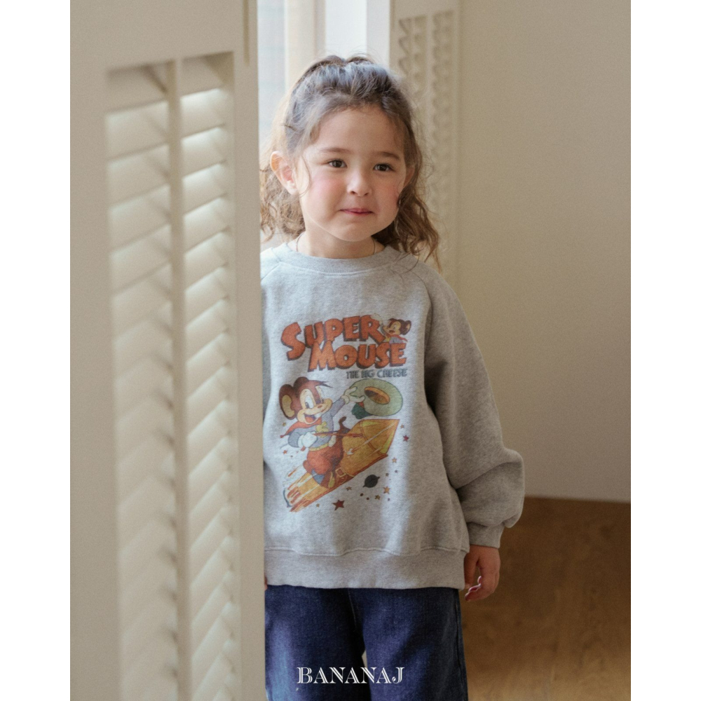 BananJ 上衣 바나나제이 히어로맨투맨-細節圖9