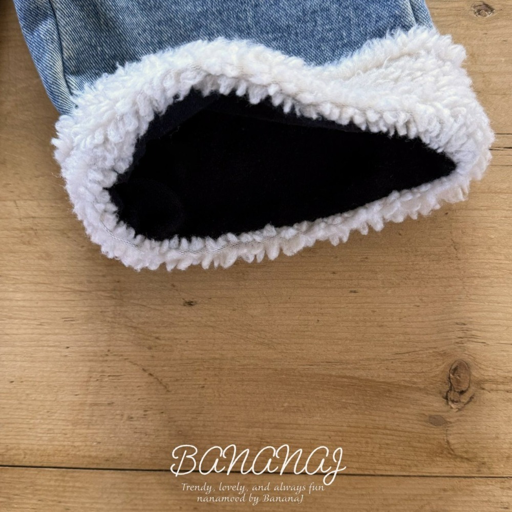 BananJ 褲子 바나나제이 덤블데님팬츠-細節圖3