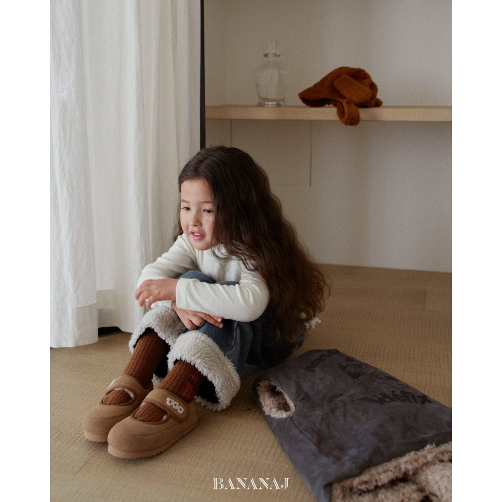 BananJ 褲子 바나나제이 덤블데님팬츠-細節圖4