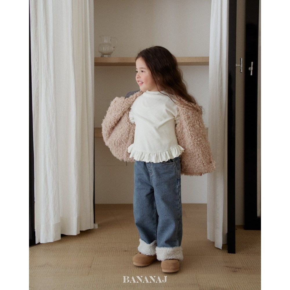 BananJ 褲子 바나나제이 덤블데님팬츠-細節圖6