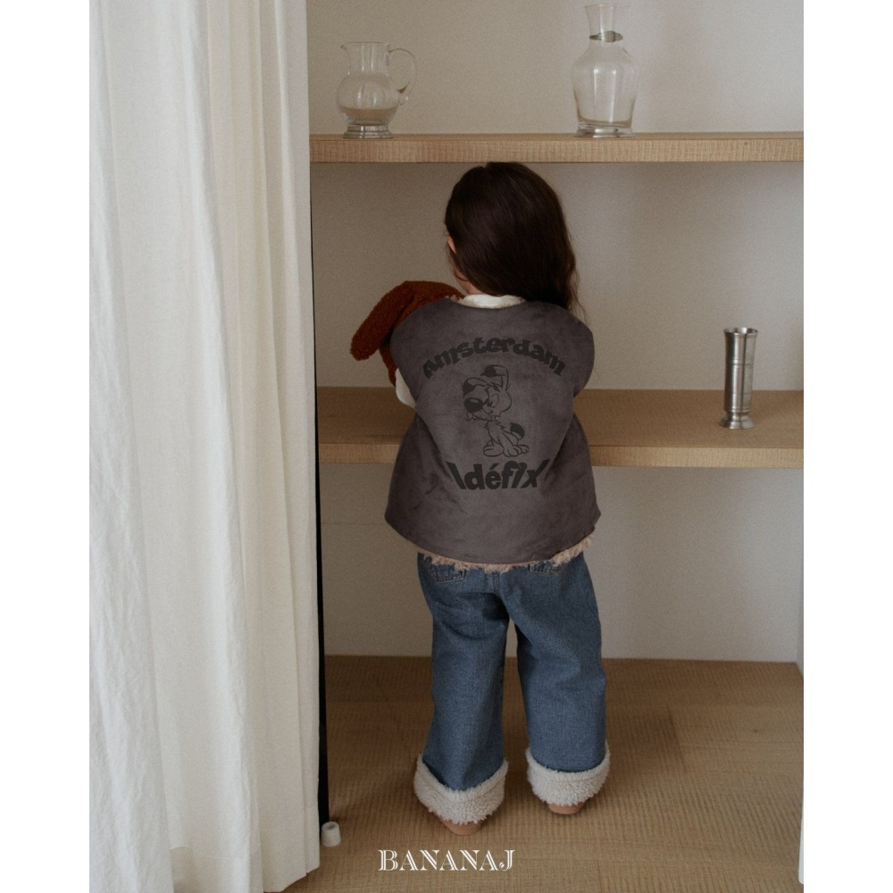 BananJ 褲子 바나나제이 덤블데님팬츠-細節圖7