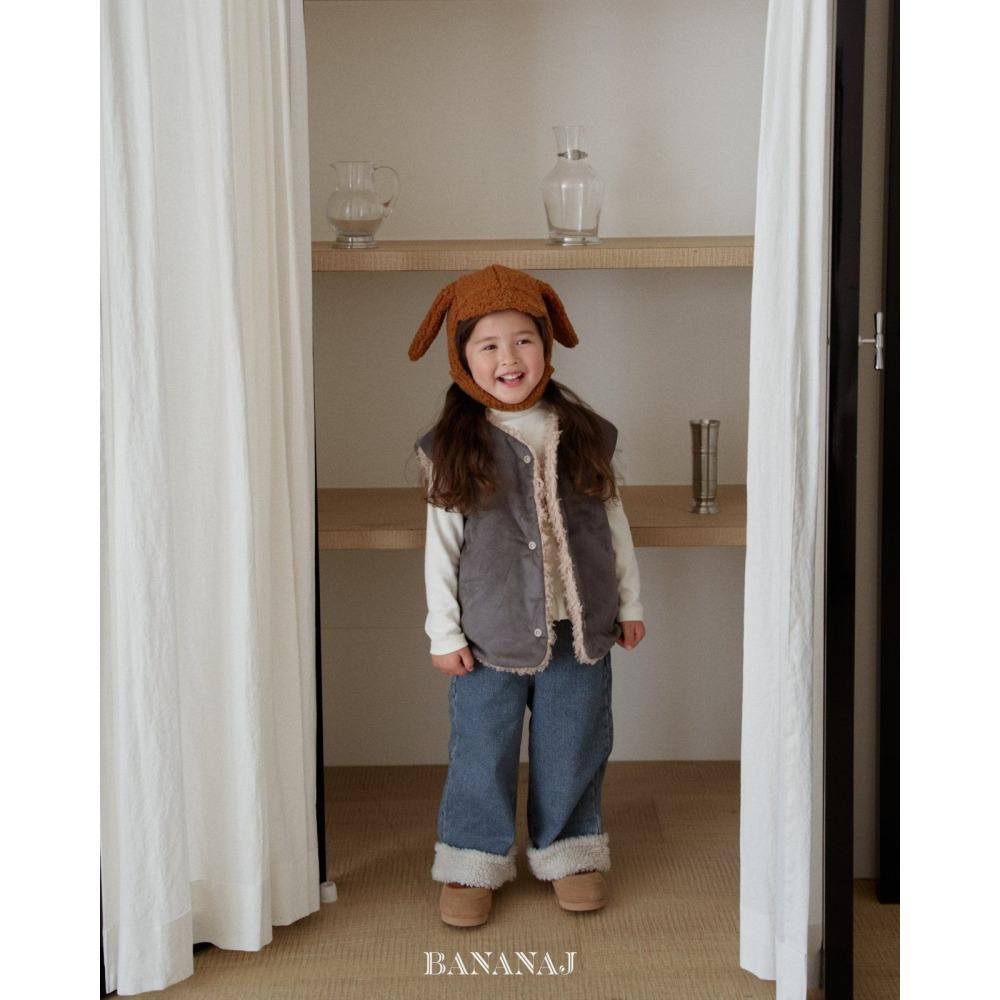 BananJ 褲子 바나나제이 덤블데님팬츠-細節圖8