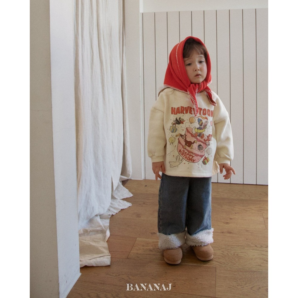 BananJ 褲子 바나나제이 덤블데님팬츠-細節圖9