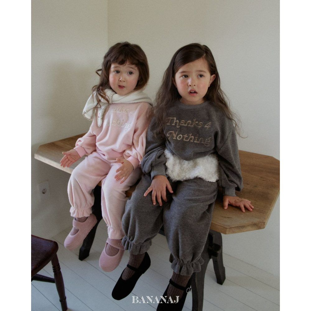 BananJ 上衣 바나나제이 땡스포맨투맨-細節圖5