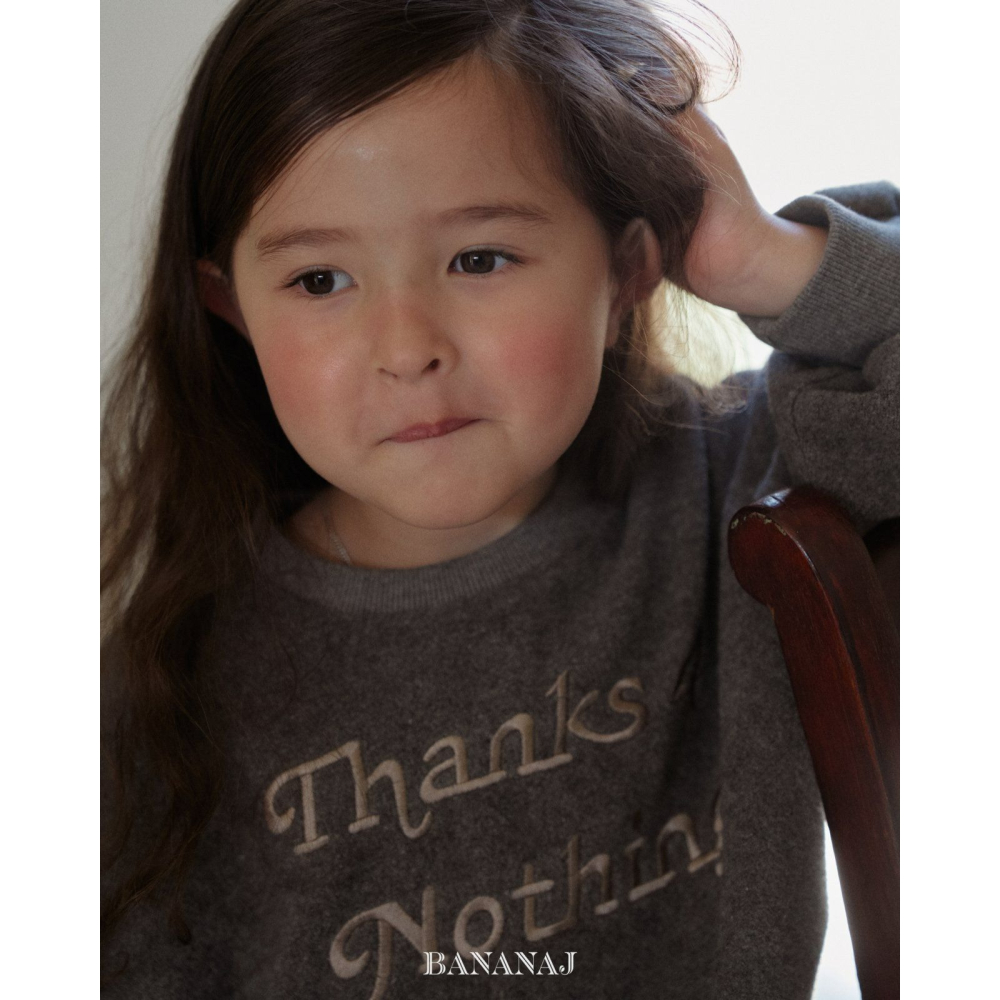 BananJ 上衣 바나나제이 땡스포맨투맨-細節圖7