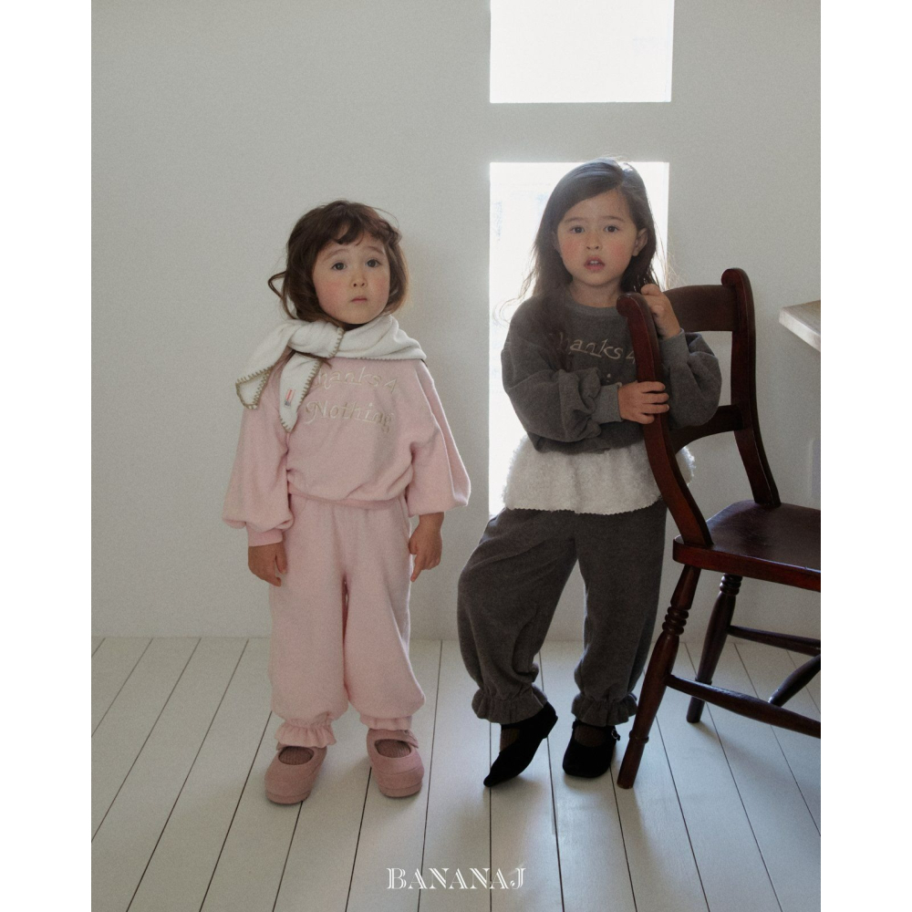 BananJ 上衣 바나나제이 땡스포맨투맨-細節圖8