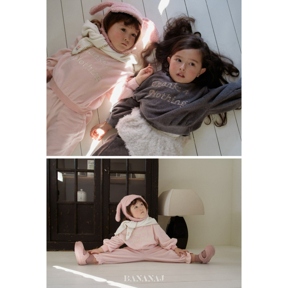 BananJ 上衣 바나나제이 땡스포맨투맨-細節圖9