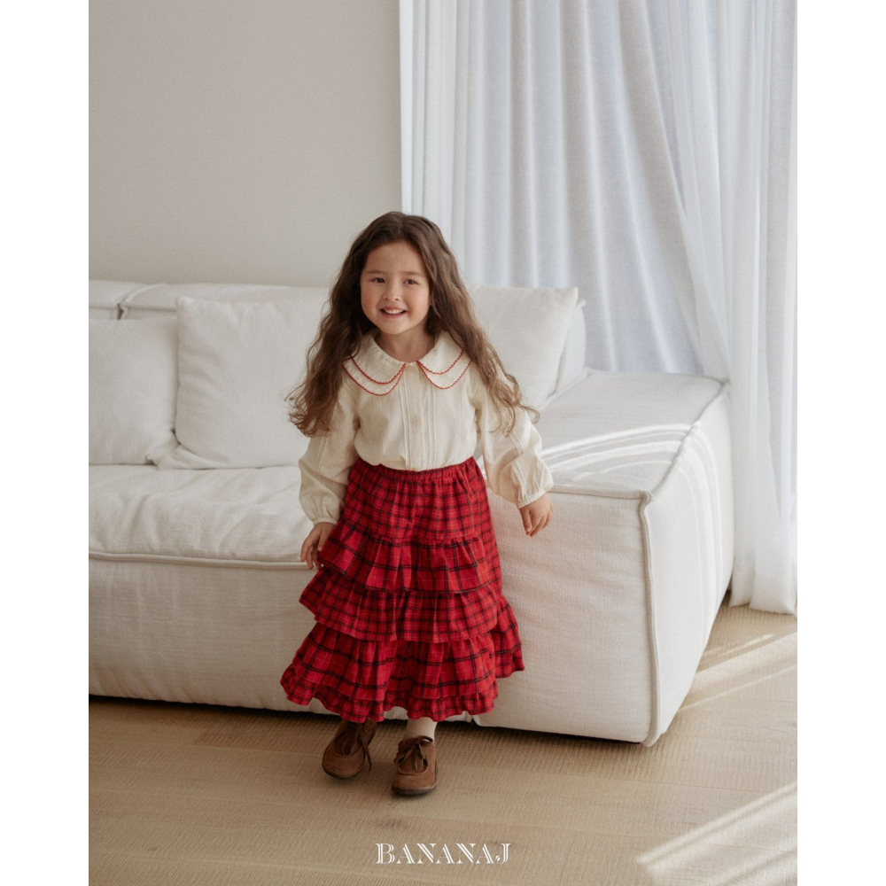 BananJ 上衣 바나나제이 라떼블라우스-細節圖5