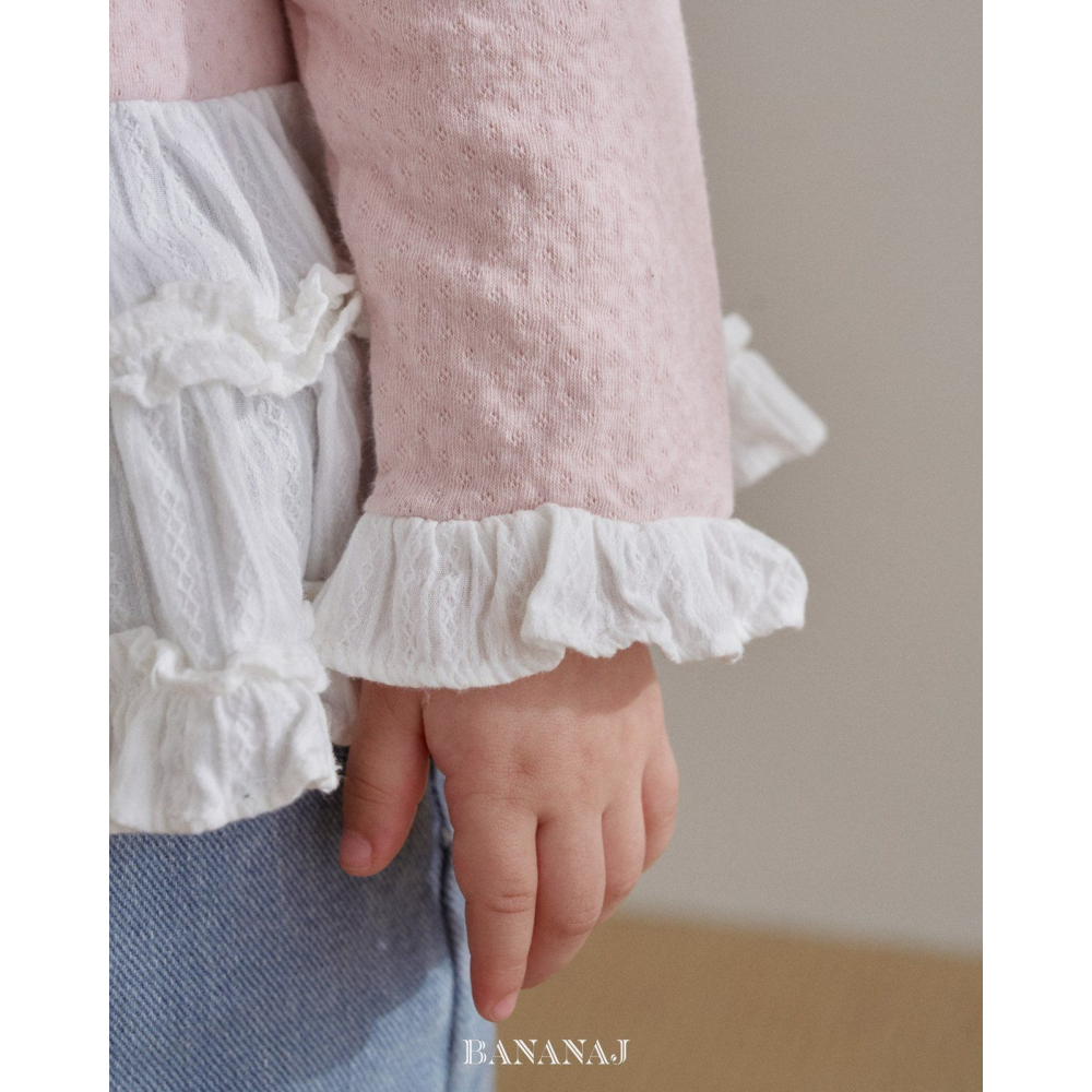 BananJ 上衣 바나나제이 러플프릴티-細節圖3