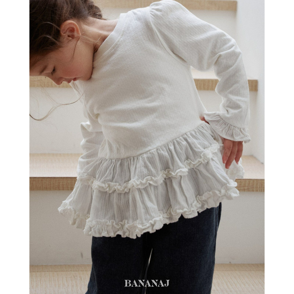BananJ 上衣 바나나제이 러플프릴티-細節圖6