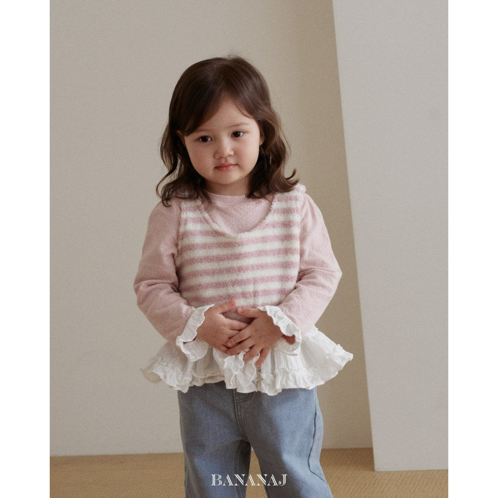 BananJ 上衣 바나나제이 러플프릴티-細節圖8