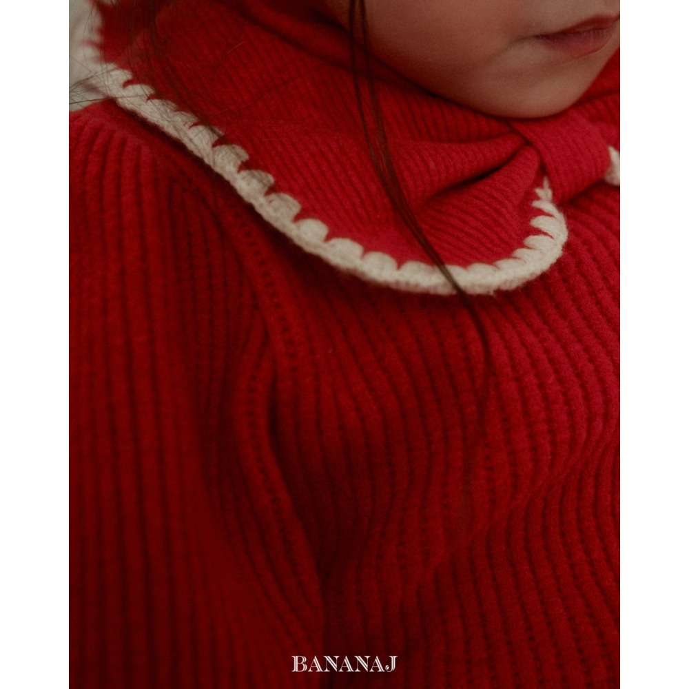 BananJ 上衣 바나나제이 리본와플카라티-細節圖4