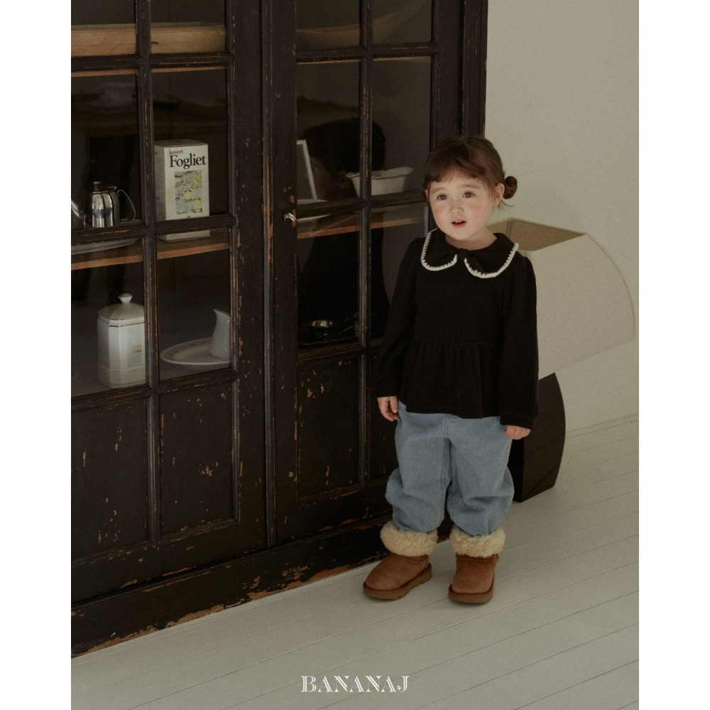 BananJ 上衣 바나나제이 리본와플카라티-細節圖7