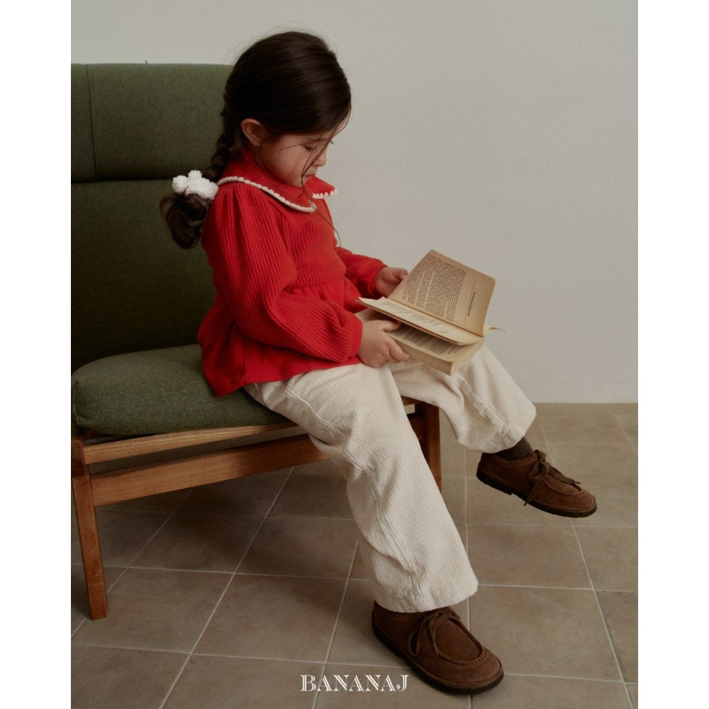 BananJ 上衣 바나나제이 리본와플카라티-細節圖10