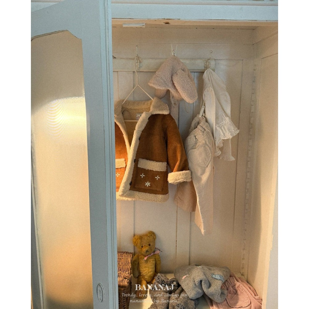 BananJ 外套 바나나제이 베어밍크무스탕-細節圖5