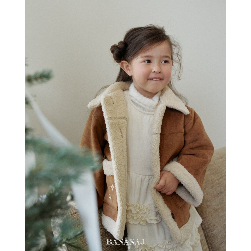 BananJ 外套 바나나제이 베어밍크무스탕-細節圖8