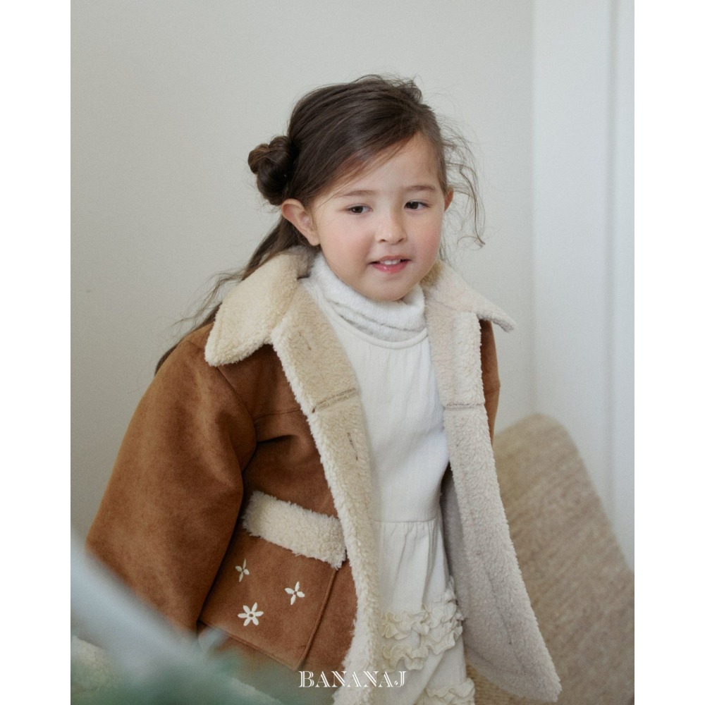 BananJ 外套 바나나제이 베어밍크무스탕-細節圖9