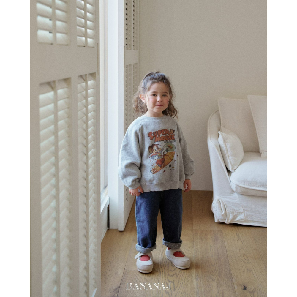 BananJ 褲子 바나나제이 윈터데님팬츠-細節圖9