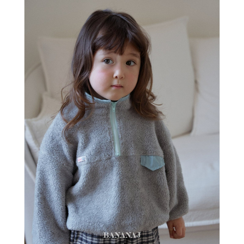 BananJ 外套 바나나제이 포밍하프집업-細節圖8