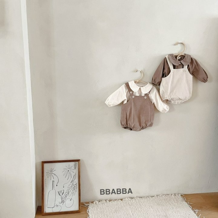 BBABBA 上衣 빠빠 로아블라우스-피치기모-細節圖3