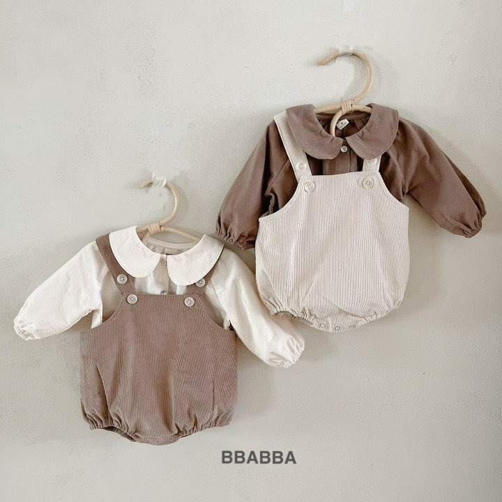 BBABBA 上衣 빠빠 로아블라우스-피치기모-細節圖4