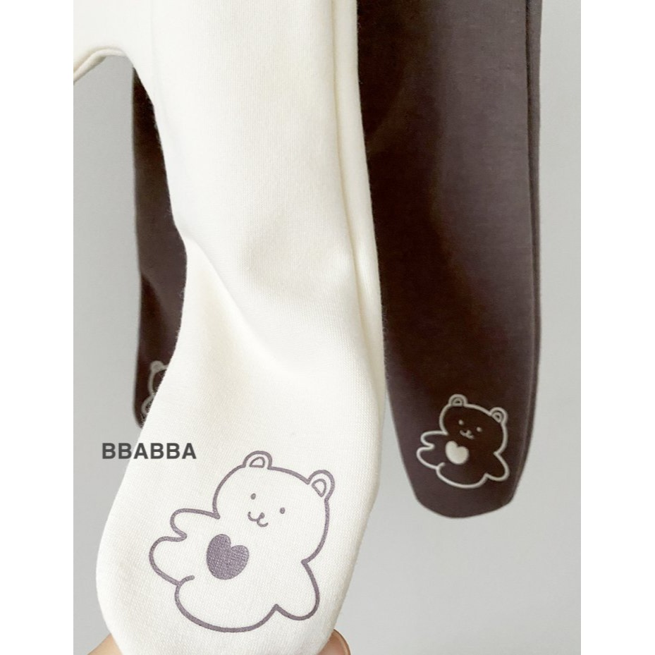 BBABBA 內搭褲 빠빠 밍크곰유발레깅스-細節圖7