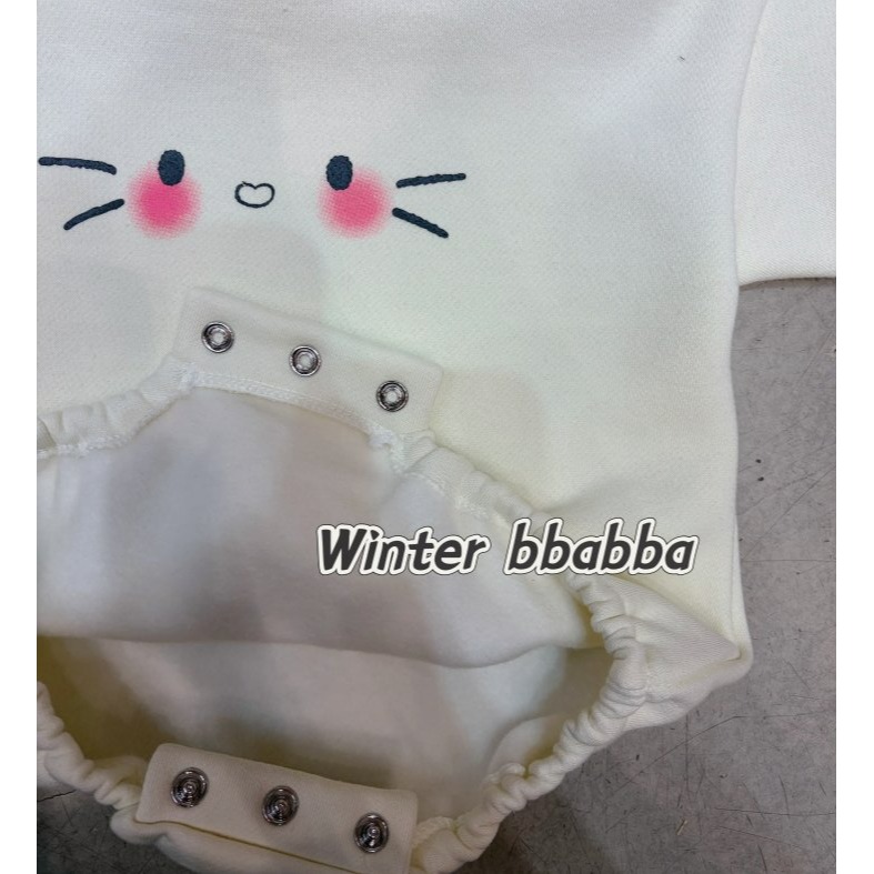 BBABBA 包屁衣 含帽 빠빠 타르트슈트SET-기모-細節圖7