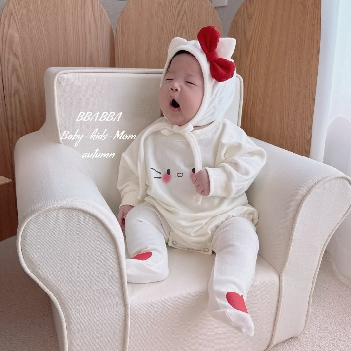 BBABBA 包屁衣 含帽 빠빠 타르트슈트SET-기모-細節圖8