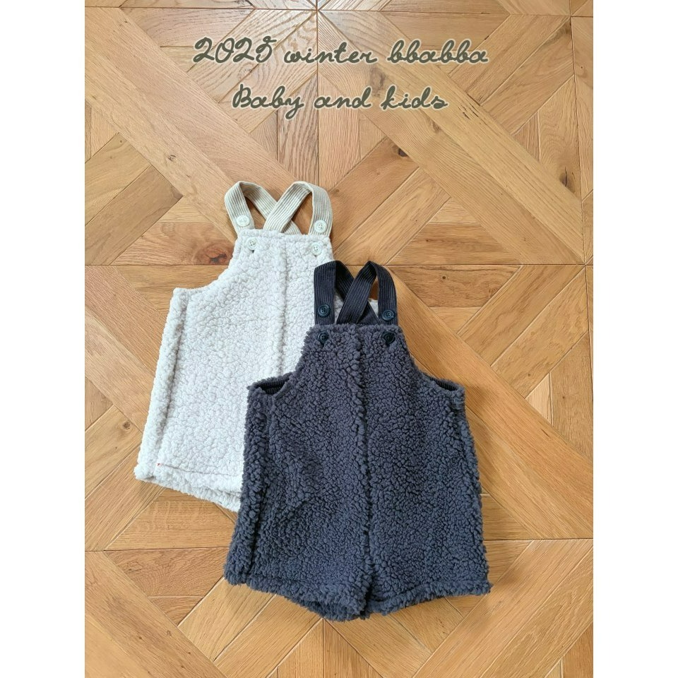BBABBA 另帶褲 Kids 빠빠 프레즐보아멜빵-키즈-細節圖2