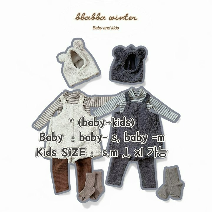 BBABBA 另帶褲 Kids 빠빠 프레즐보아멜빵-키즈-細節圖5