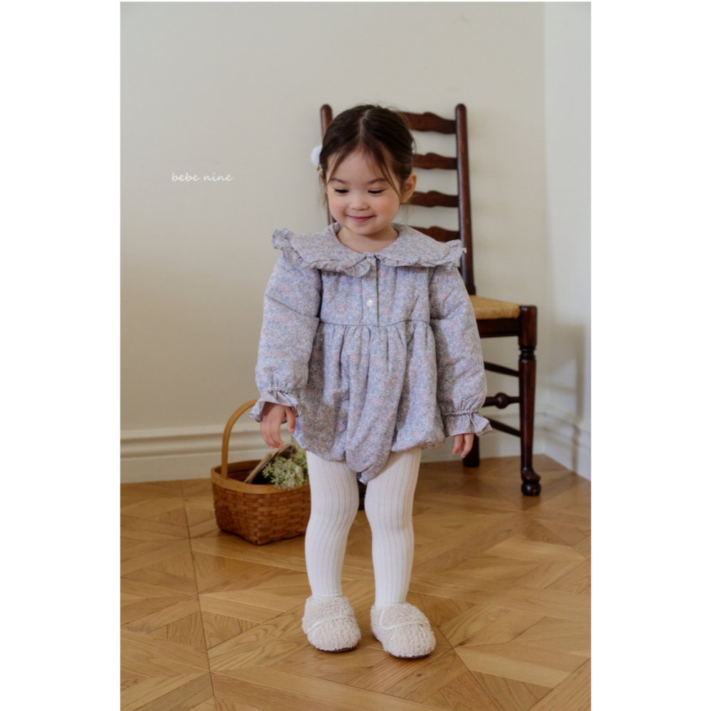 Bebenine 包屁衣 베베나인 플라워패딩슈트-細節圖2