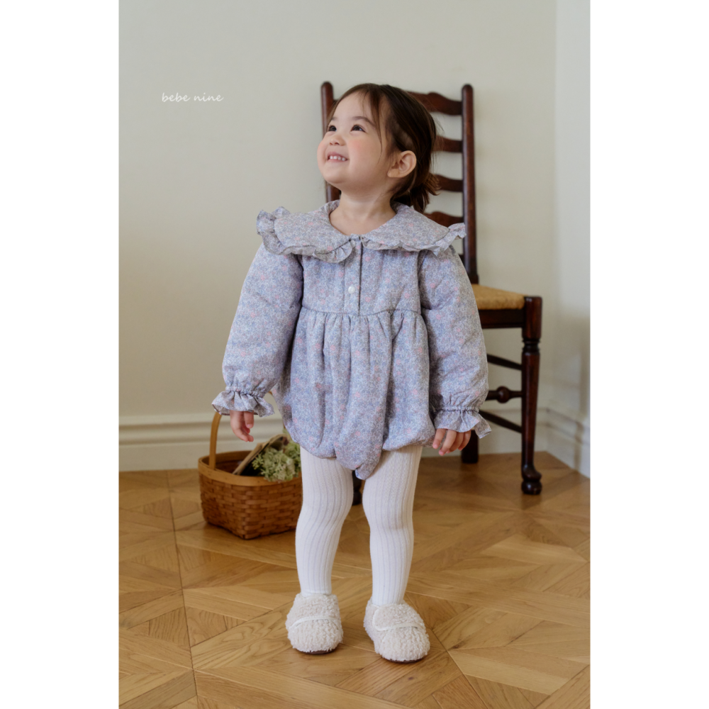 Bebenine 包屁衣 베베나인 플라워패딩슈트-細節圖3