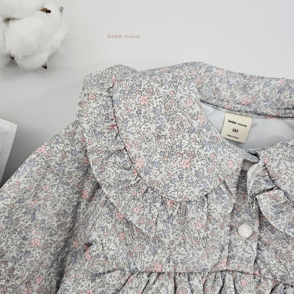 Bebenine 包屁衣 베베나인 플라워패딩슈트-細節圖9