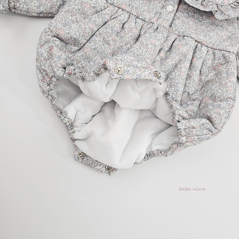 Bebenine 包屁衣 베베나인 플라워패딩슈트-細節圖10