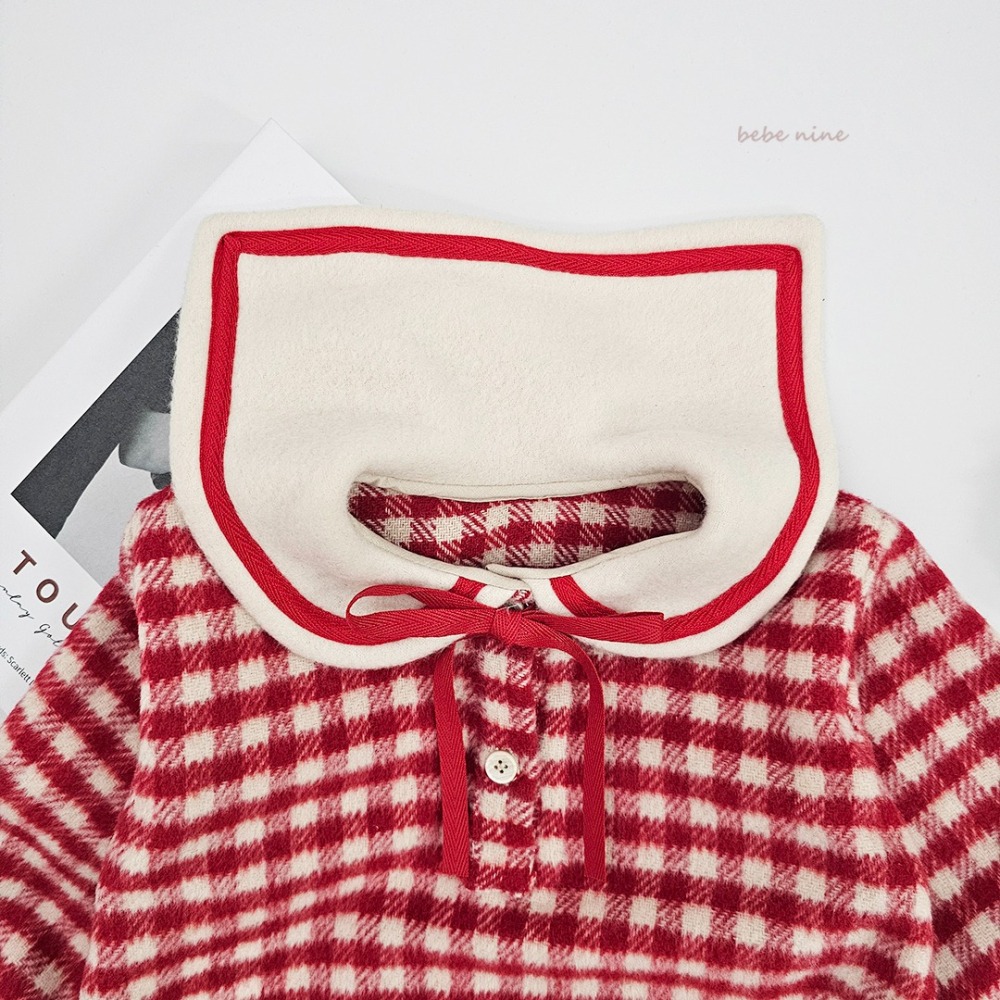 Bebenine 包屁衣 베베나인 체크세라슈트-細節圖9