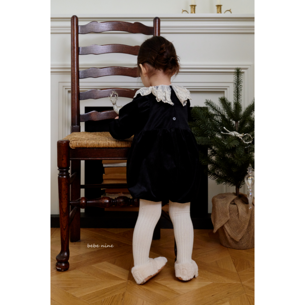 Bebenine 包屁衣 베베나인 몽블리벨벳슈트-細節圖3