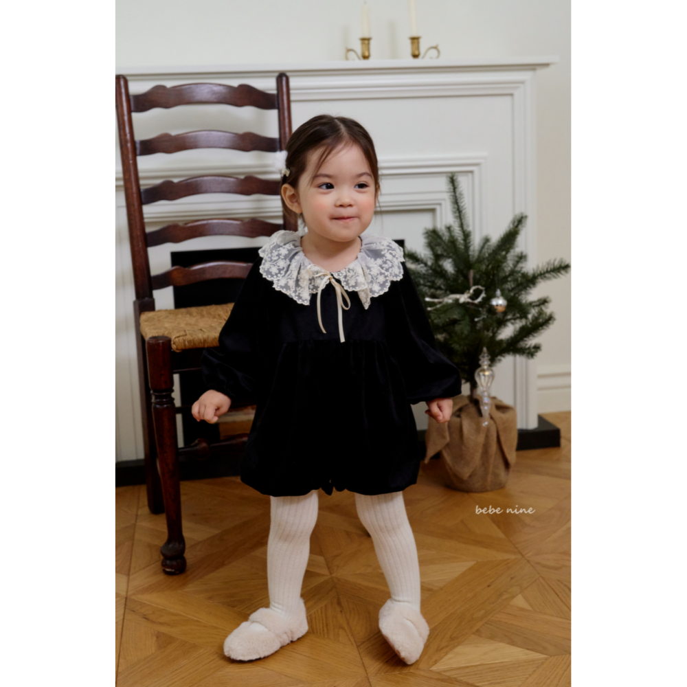 Bebenine 包屁衣 베베나인 몽블리벨벳슈트-細節圖4