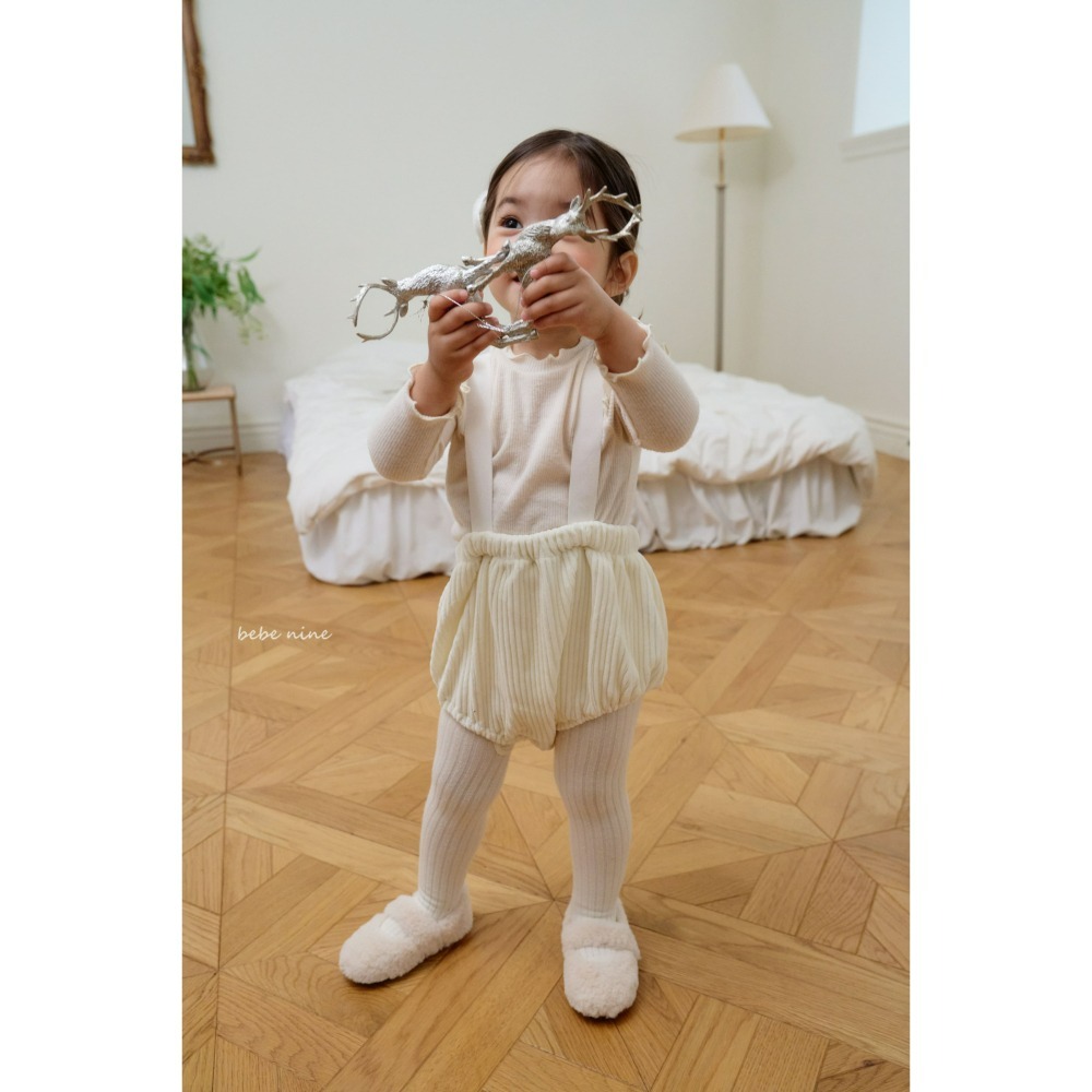 Bebenine 屁屁褲 베베나인 골덴멜빵블루머-細節圖2