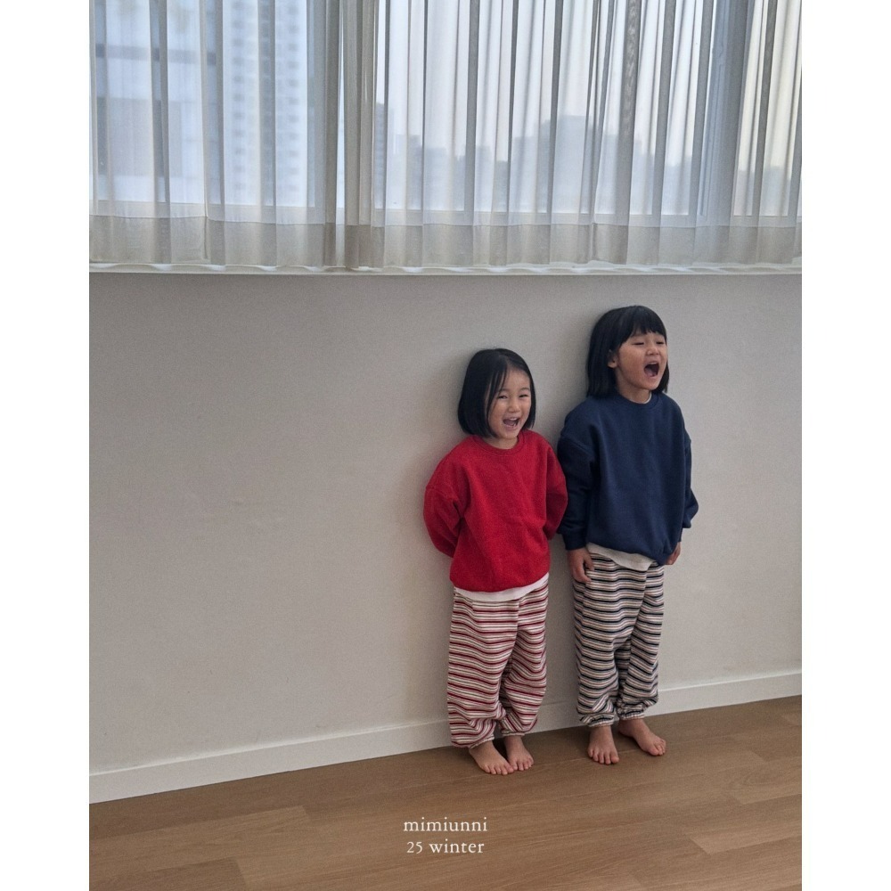 韓國製 mimiunni 冬季條紋褲 1+1(雙數下單)-規格圖9